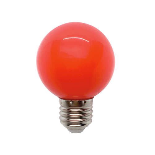 LED крушка E27 червена светлина, 220V, 3W