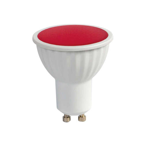 Цветни LED лунички UltraLux L510R, 5W 220V червена светлина GU10