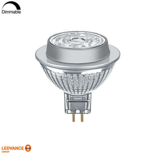 Димируема LED луничкa Osram 12V, GU5.3, 7.8W, 2700K, 500lm, 36°, стъклена