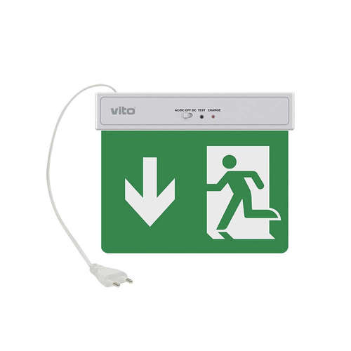 LED аварийна табела Exit Vito 5020160 2W, 6500K, Cool White