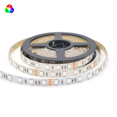 LED лента RGB 24VDC, 14.4W, IP20, диоди SMD5050, 60 диода/m, ролка 5 метра