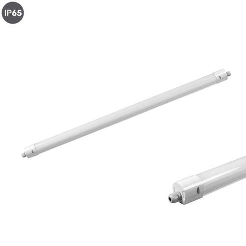 LED slim индустриално осветително тяло PC 1.5м 50W 4000K 220V-240VAC IP65