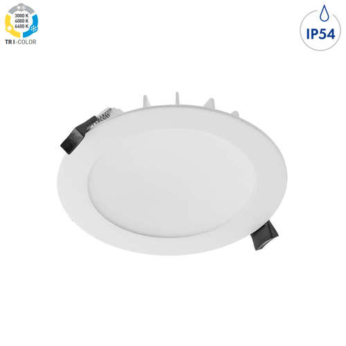 LED луна за баня GTV AREZZO LD-ARZ18W-CCT 220V, 18W, 1800LM, 110°, IP54, КЛЮЧ С ИЗБОР НА ЦВЯТ МЕЖДУ ТОПЛА, НЕУТРАЛНА ИЛИ БЯЛА СВЕТЛИНА