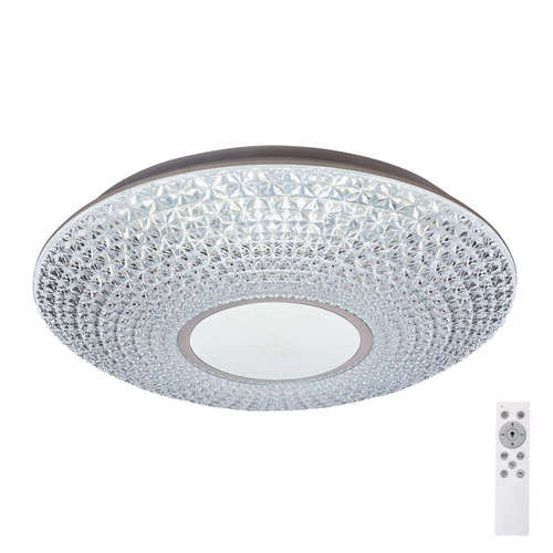 LED ПЛАФОН С ДИСТАНЦИОННО RABALUX CORALIA 1518 48W 220V 3476LM КОНТРОЛ НА ЦВЕТА И ДИМИРАНЕ