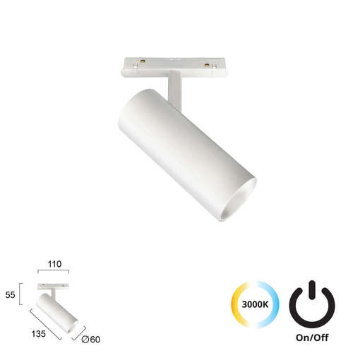 Магнитен спот прожектор Viokef 4244101S, 20W, бял