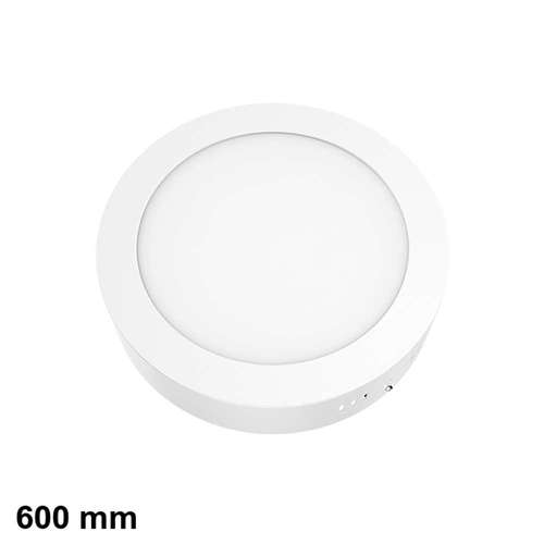 LED панел за повърхностен монтаж ACA-ARCA4865RW, 220V, 48W, 6500K, 3800lm, бяло тяло с диаметър ф600мм