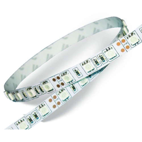 LED ленти 12V, 10W/m, тип диоди 5050, 60 SMD/m, бяла светлина, невлагозащитени, гъвкави