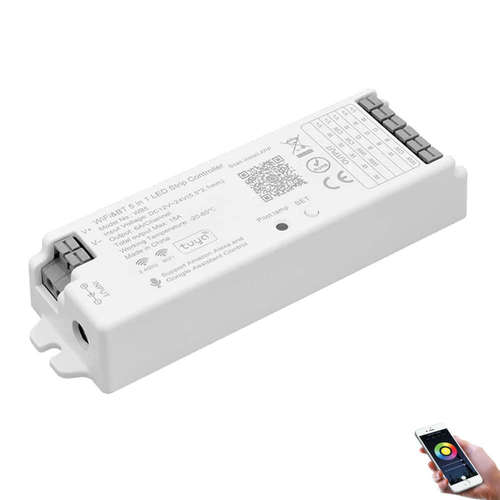 SMART контролер LED RF WiFi 12/24V 15A за RGB+CCT LED ленти LVT-MLTWL5