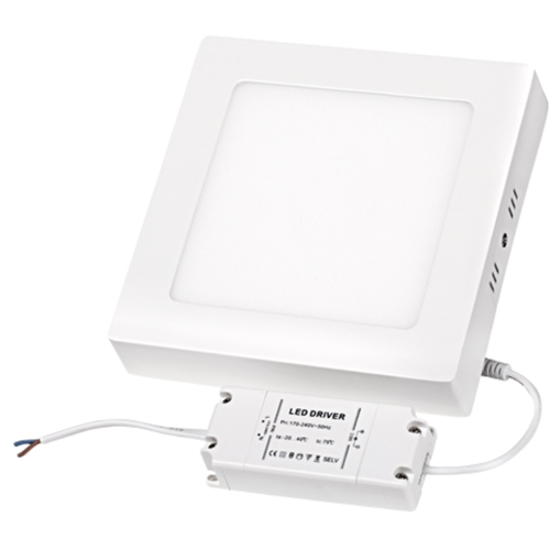 LED панели за открит монтаж 220V, 18W, SMD2835, 2700K, 120°, с драйвер