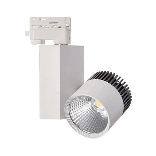 LED прожектори релсов монтаж 22621 Kanlux TRAKO LED COB-20, 220V, 4000K, 1590lm, 36°, IP20, за релса четири линии