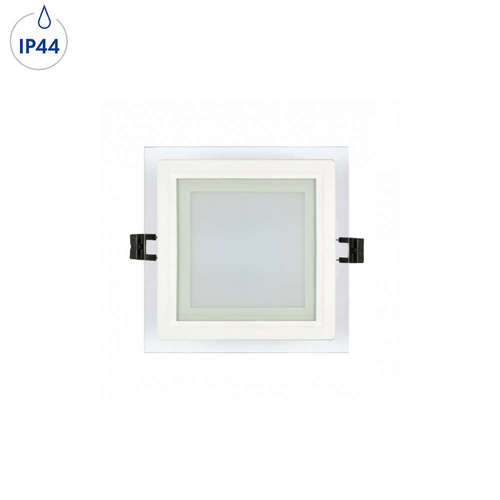 Квадратен LED панел Ultralux LPSG642 за вграждане 6W 4200K 420lm 120° IP44