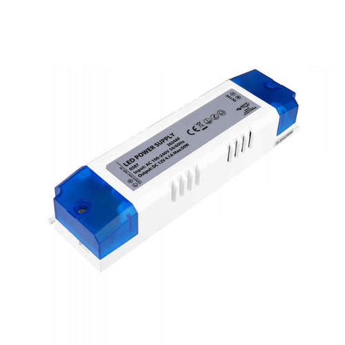 Захранващ трансформатор LVT 0387 – 12V DC, 50W за LED ленти и мебелно осветление