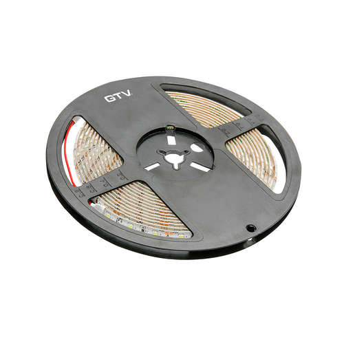 LED ЛЕНТА 12V 6500K 10W/M 750LM/M 120SMD/M IP20 GTV LD-2835-600-5MM-20-ZB