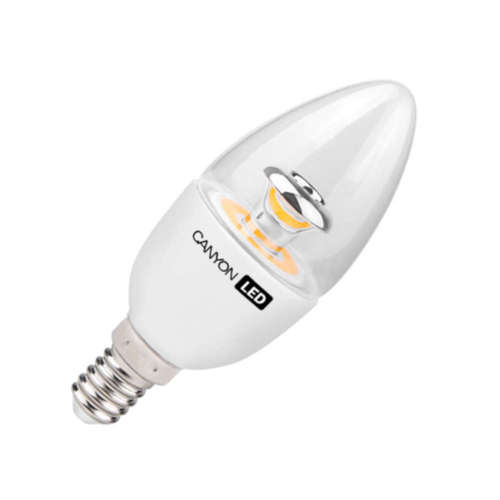 LED крушка Е14 Canyon, 6W, 220V, 2700К, тип форма B38, 150°