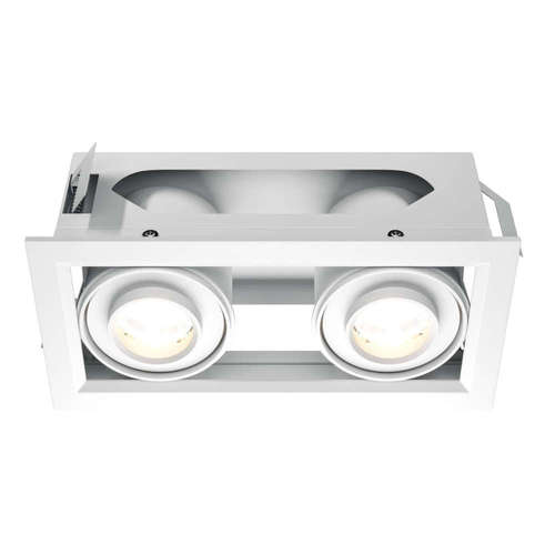 Двойна LED луна за вграждане Maytoni Modern DL093-02-10W3K-W