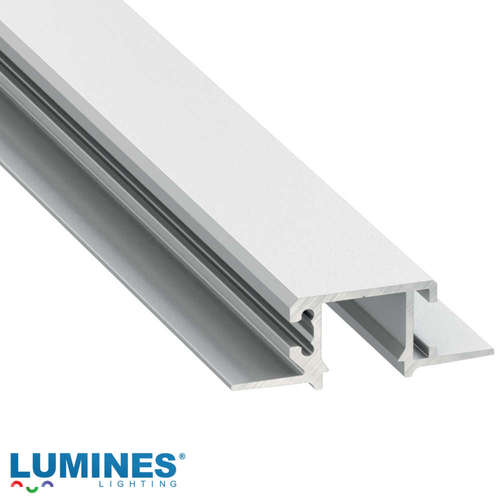 Алуминиеви профили за LED лента 1м Lumines MONO 10-0684-10 за вграждане в гипсокартон