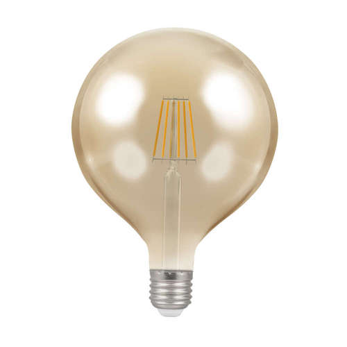 LED крушки filament G125, E27, 4W, 220V, 3000K, 400lm, 360°