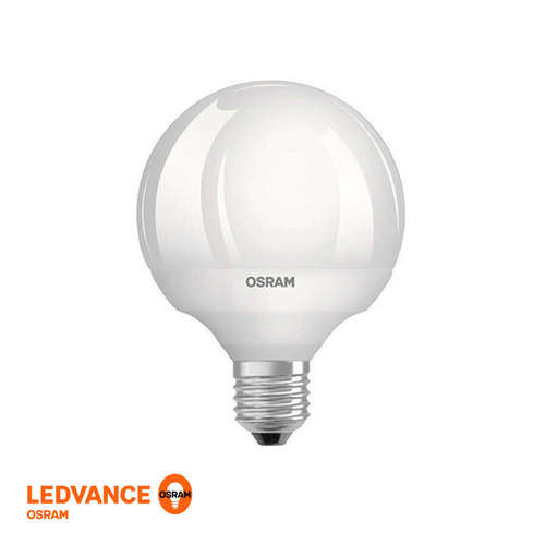 LED крушка Е27 Osram 2700K, 220V, 9W, 806lm, G95, три години гаранция