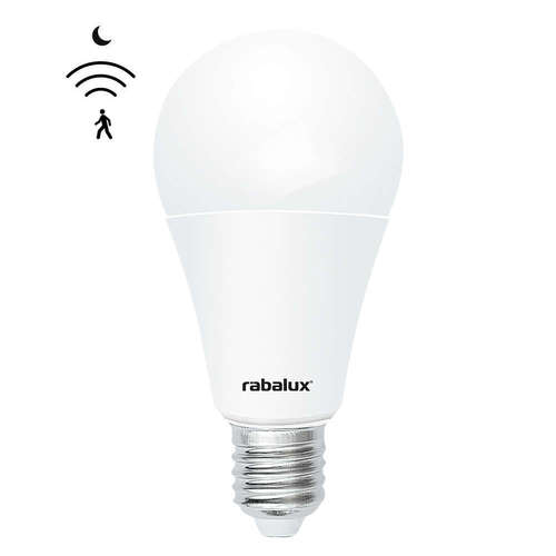 Е27 LED крушкa със сензор за движение и светлина 10W, 220V, 4000K, 806lm, 220°, IP20, тип А60