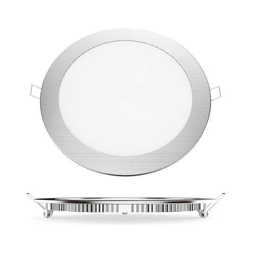 LED панел за вграждане ACA PLATO1865RNM, 220V, 18W, 6500K, 1510lm, цвят сатен хром