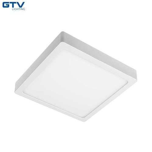 LED панел за външен монтаж GTV MATIS PLUS LD-MAN24W-CBP, aлуминий/акрил, 220V, 24W, 2000lm, 3000K, 120°, IP20