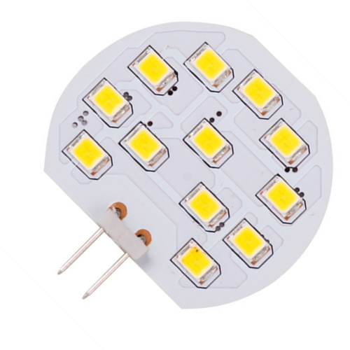 LED крушка G4 UltraLux LPM12G4242, 2W, 12VDC, 4200K, 140lm, 180°, 2 броя в блистер