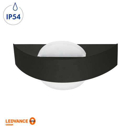 Фасадно LED осветително тяло Osram/LEDvance, 220V, 11W, 400lm, 3000K, IP54, 335°