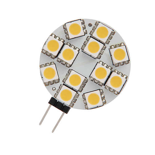 LED лампи G4, 2W, 12VDC, 3000K, 140lm, 120°. Спрени