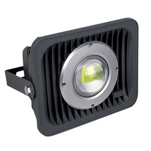 Лед Прожектори 50W, 220V, 5500К, 4500lm, 140°, COB, тъмно сиво тяло, IP65