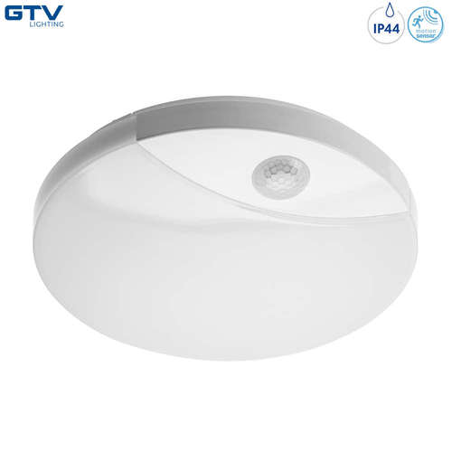 LED плафон с PIR сензор GTV LOGOS LED LD-LOG16W-LED