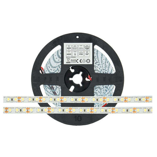 LED лента 12V Led Labs 9.6W/m 120SMD/m 1028lm топла светлина 3000К, гъвкава, невлагозащитена