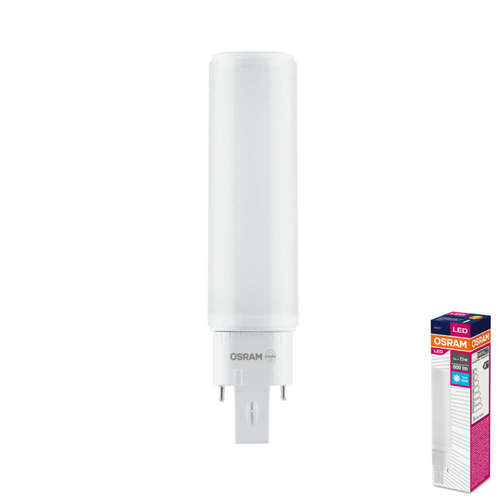 LЕD крушкa G24 Osram, 220V, 5W, 4000K, 600lm, 2 пина, IP20, А++