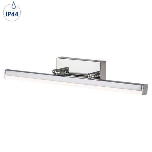 LED аплик Rabalux Silas, 220V, 12W, 1180lm, 4000K, IP44, хром, 36 месеца гаранция