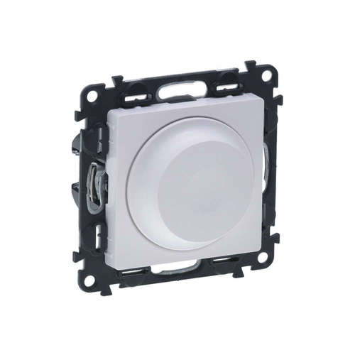 Ротационен димер за LED осветление Legrand Valena Life, 300W, LED max. 75W, 220V, цвят бял