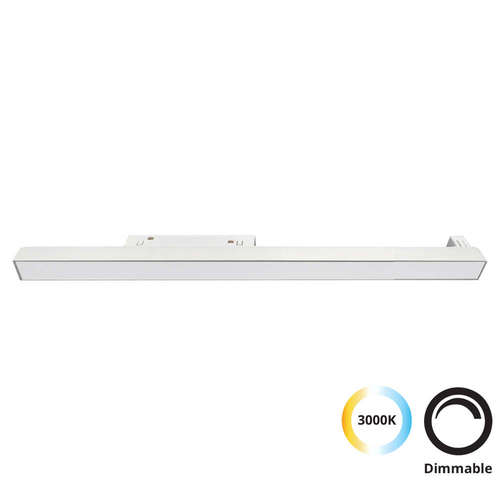 Магнитен линеен LED прожектор 48VDC 22W 802lm 3000K 110⁰ CRI83 димируем Viokef Lighting 4244304