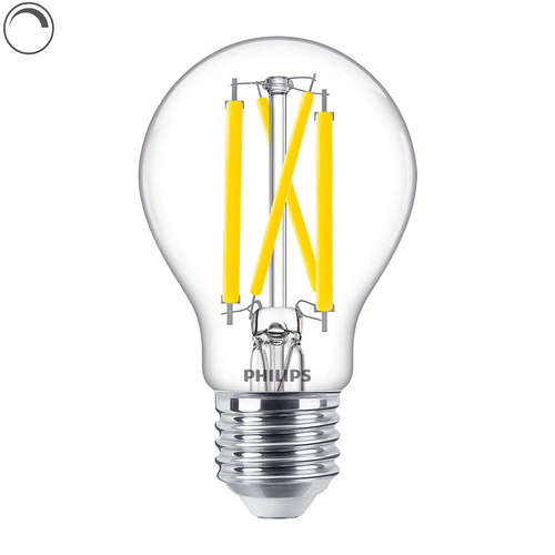 Димируема Philips LЕD лампa filament Е27 220V 11.5=100W 2700K 1521lm CRI90 А++