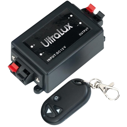 LED димер UltraLux RFD8 96W, напрежение 12VDC, изходящ ток 8А, за LED лента с един цвят