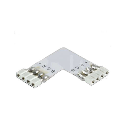 Ъглов конектор женски 4pins-4pins за RGB LED лента 10 мм с 4 пина LVT-2252