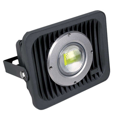 Лед Прожектори 30W, 220V, 5500К, 2700lm, 90°, COB, тъмно сиво тяло, IP65