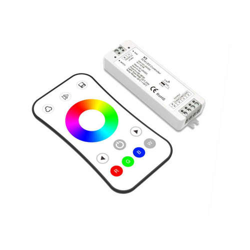 RGB LED контролер, 12/24VDC, 144/288W, обхват до 30 метра, честота на управление 2.4GHz