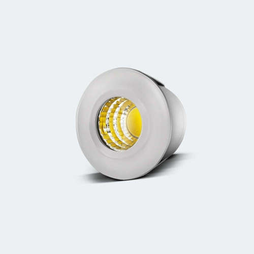 LED ЛУНА ЗА ВГРАЖДАНЕ 3W, 220V, IP20, 4200K, 260lm, 24°, бяло кръгло тяло