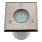 Външни LED осветителни тела за вграждане в земя IP67, 220V, 1.5W, 6000K, неръждаема стомана/стъкло
