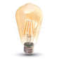 LED крушка винтидж E27 6W 2200K 725lm 220-240V AC ST64 Amber V-TAC 290