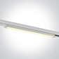 Линейно LED осветително тяло за трифазна шина One Light 65018T/W/W 220VAC 16W 1600lm 3000K