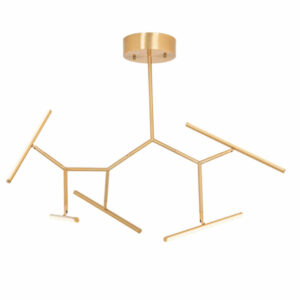 LED димируем полилей Zambelis 2071 мат злато