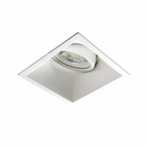 Луна за вграждане Kanlux IVRI DTL-W 26737 ротация на тялото, алуминий, цвят бял