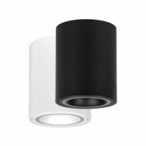 Луна за външен монтаж LVT 1431, 220V, GU10, алуминий/акрил, черен корпус