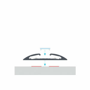 Алуминиев профил за LED ленти Lumines Lighting RETO Black 10-0522-20