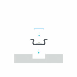 Черен алуминиев профил за LED лента 3 метра Lumines Lighting 10-0102-30