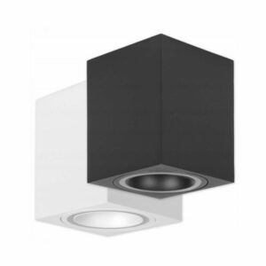 Луна за външен монтаж LVT 1432, 220V, GU10, алуминий/акрил, черен корпус